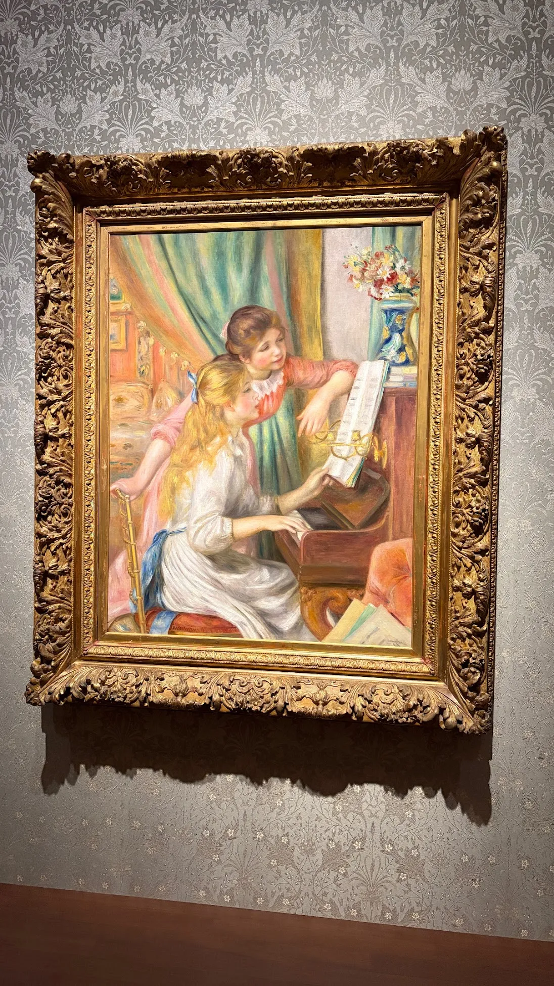 ルノワール「ピアノを弾く少女たち」